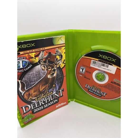 Cabela's Deer Hunt 2005 Season Original Microsoft Xbox Complete Hunting Game - Picture 5 of 8